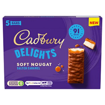 Picture of Cadburys Delights Salted Caramel 110g 5pk x9